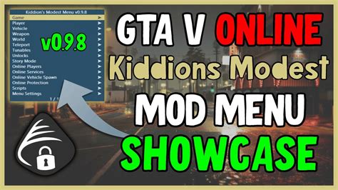 Kiddions Modest Menu V098 Showcase Free Gta V Online Mod Menu