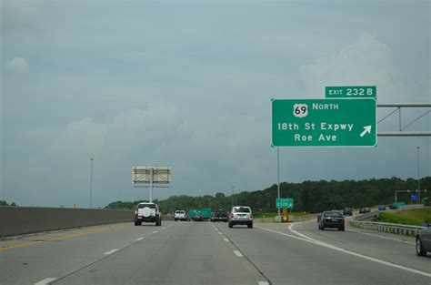 Interstate 35 North Overland Park To Kansas City Aaroads Kansas