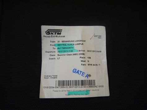 * senior citizen 60 years and above (malaysian only) * oku/disabled who have registered with jabatan. How to Travel Kuala Lumpur to George Town, Penang by Train ...