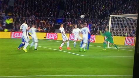© محمد عبد السند ديفيد دي خيا. اهداف برشلونه وباريس سان جيرمان 6-5 دوري ابطال اوروبا شاشة ...