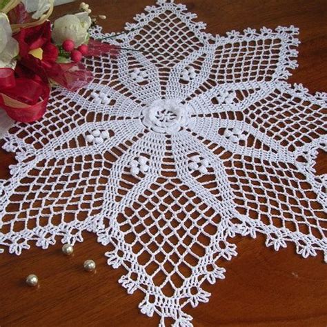 Crochet Lace Doily Crochet Doily Diagram Crochet Size Crochet Stars