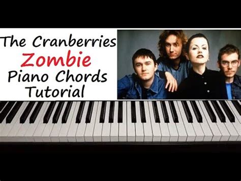 The Cranberries Zombie Piano Chords Tutorial YouTube