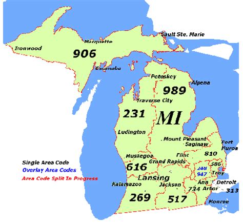 517 Area Code Location Prefixes Cities Map Time Zone And