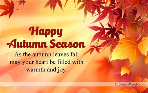 Happy Autumn Season Messages