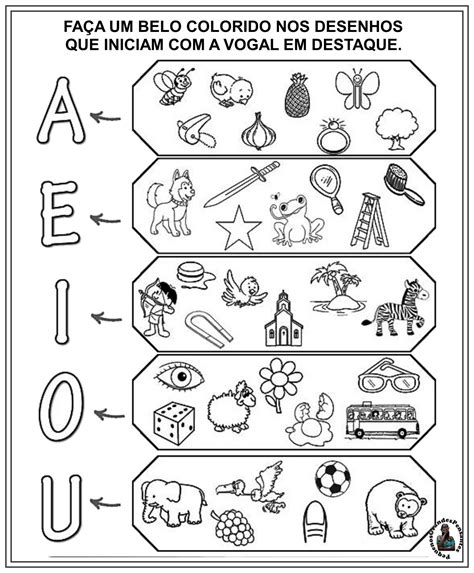 Atividades 1 Ano Vogais