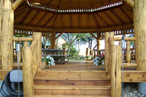The kit can be set on any kind of piers, blocking, stilts, or even easily adapted to a slab on grade foundation. Gazebo Depot | Log Octagon Gazebo Kit, Log Gazebos ...