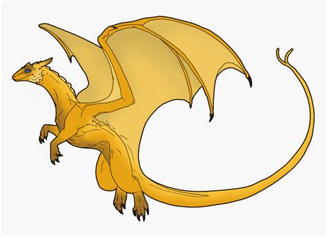 Chinese Dragon Clipart Golden Yellow Dragon Png Transparent Png