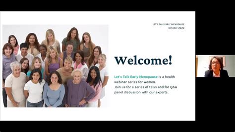 Lets Talk Early Menopause Webinar 19 October 2020 Youtube