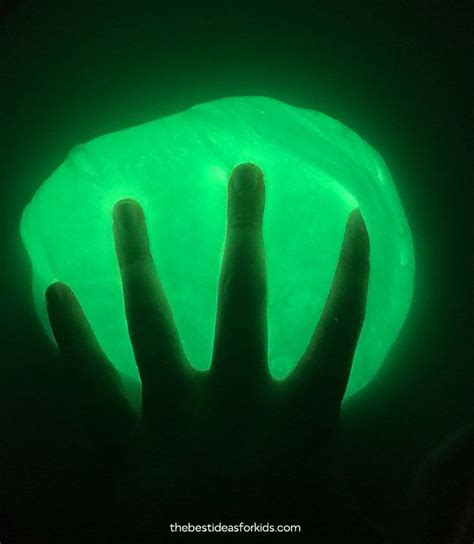 Glow In The Dark Slime Slime Recipe Fluffy Slime Glow In Dark Slime