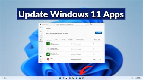 How To Update Apps On Windows 11 Youtube