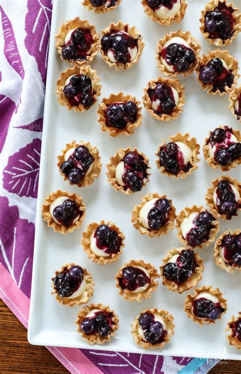 Learn how to make homemade filo aka phyllo dough! Mini Blueberry Cheesecakes