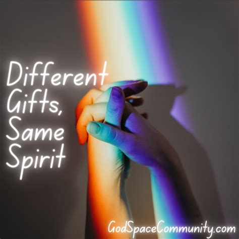 Different Ts Same Spirit — God Space