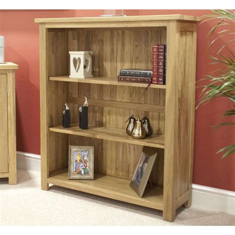 Opus Solid Oak Small Bookcase Best Price Online