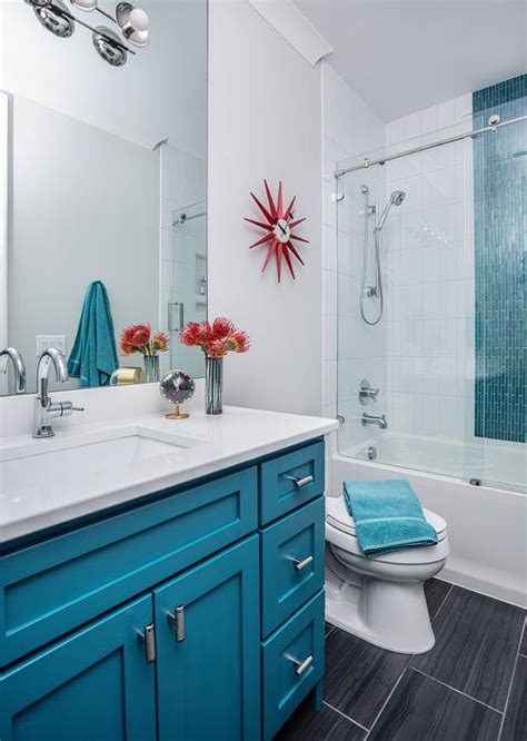 Teal Bathroom Vanity Embracing Color Of The Year 20 Lovely Bathroom