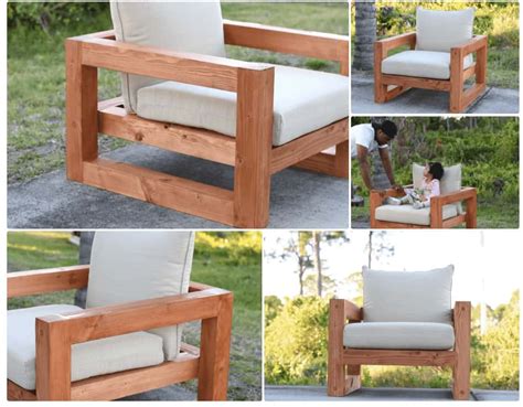Enjoy free shipping on most stuff, even big stuff. DIY Wood Lounge Patio Chair with Cushioned Seat and Back ...