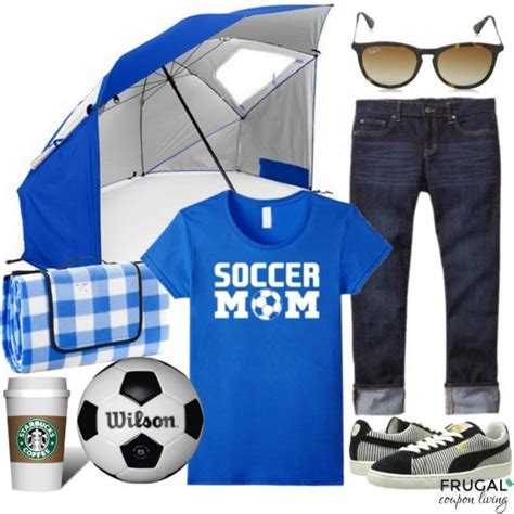 Frugal Fashion Friday Soccer Mom Outfit With Images Soccer Mom