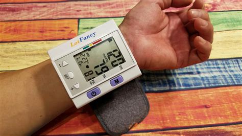 How To Use Wrist Blood Pressure Test Monitor Youtube