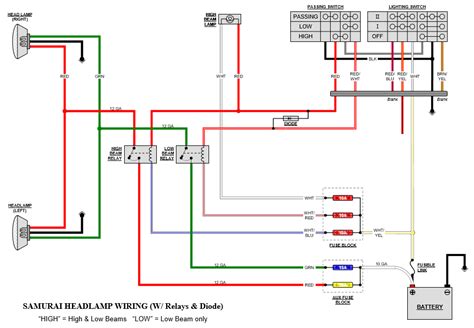 Wiring Diagram For Headlights Wiring Diagram To Install Headlight