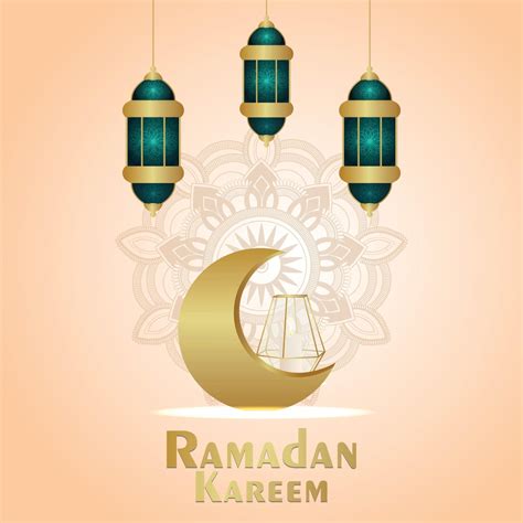 Realistic Vector Illustration Of Ramadan Kareem Islamic Festival