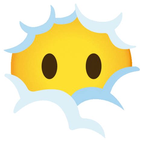 Face In Clouds Emoji