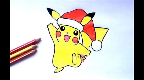 Catching the famous electric mouse mascot of the pokémon series, pikachu, in pokémon platinum, diamond, and pearl is no difficult task; DESSIN PIKACHU à NOEL (Pokémon) - YouTube