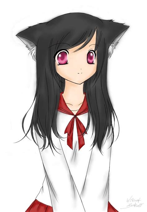 Anime School Cat Girl By Coreprideerror On Deviantart
