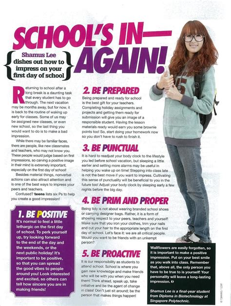 How To Write A Magazine Article For School