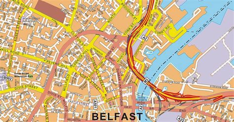 Maps Of Belfast Northern Ireland Free Printable Maps