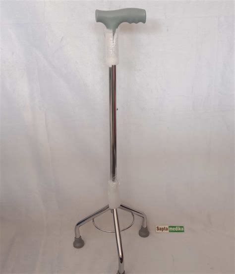 Ft, feet, foot, stick, crutch, pillars, tongkat, stacture, kaki ampu, chin feet. Tongkat Kaki 3 Onemed | Sapta Medika