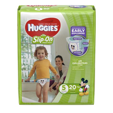 Huggies Little Movers Slip On Diaper Pants Size 5