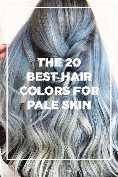 The secret to pulling it off is to get that exact shade that favors your skin tone and draws attention to a pale skin is no longer something to hide under a fake tan. The 20 Best Hair Colors For Pale Skin | Pale skin hair ...