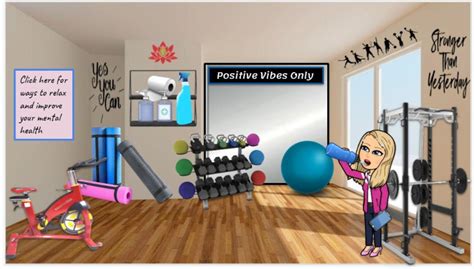 Bitmoji Virtual Classroom Gym Theme All Links Included Etsy