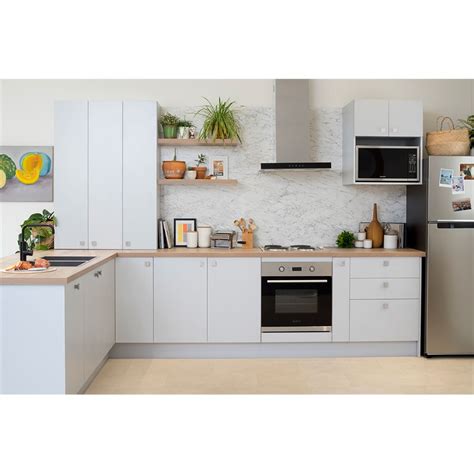 This oven tower combination is designed to suit a standard 600mm high oven. Kaboodle Kitset 600mm UB Oven Housing Carcass White ...