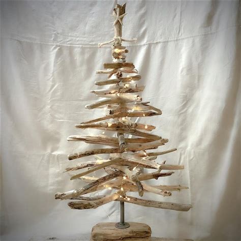 Driftwood Christmas Tree Ornamental Tree Project For Christmas Decoration