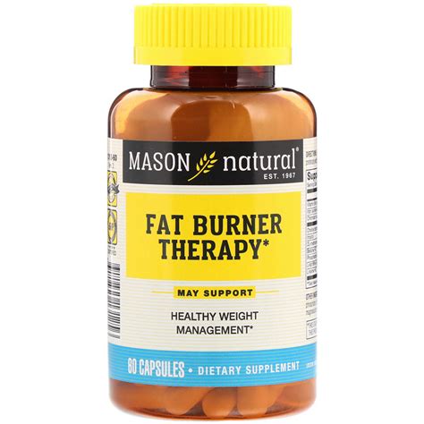 Mason Natural Fat Burner Therapy 60 Capsules Iherb