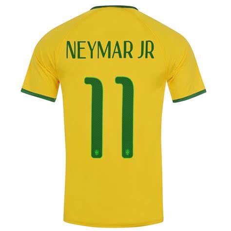 Nike Brazil Mens Neymar Jr 11 Home Jersey 2014 2015