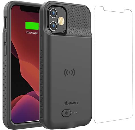 Alpatronix Battery Case 6000mah Slim Charger Cover With Wireless