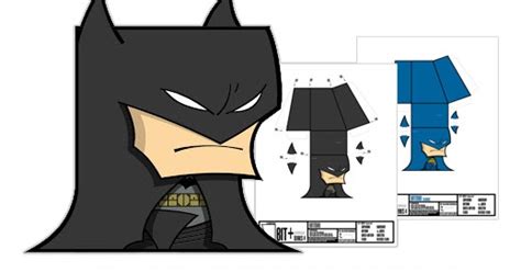 Ninjatoes Papercraft Weblog Papercraft Batman Wip 3 I