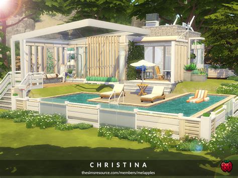 Christina Tiny House No Cc By Melapples From Tsr • Sims 4 Downloads