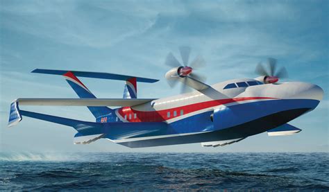 Sea Based Multirole Ground Effect Vehicle Chaika Seagull