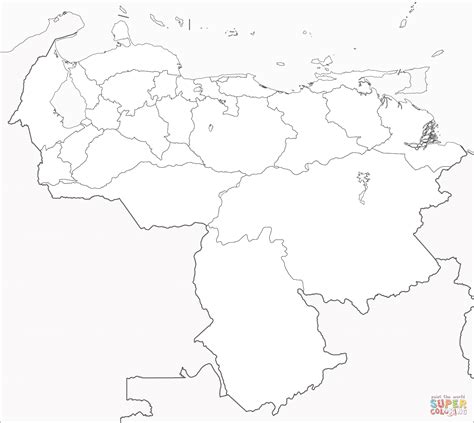 Dibujos De Mapa De Venezuela Para Descargar Y Colorear Colorear Imagenes Images