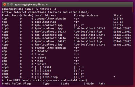 The netstat command is essential for network troubleshooting. 使用 Netstat 指令檢測網路的技巧 - G. T. Wang