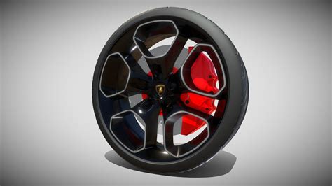 Lamborghini Wheel 3d Model By Arnau Rocher Alcayde