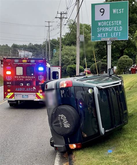 Westborough Fire Dept On Twitter Rescue And Medic At A Tip Over This Morning On Route