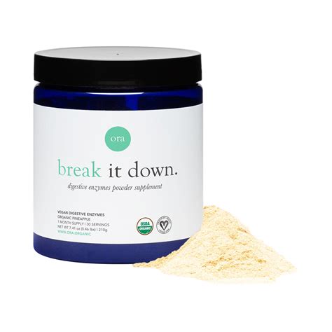 Ora Organic Break It Down Digestive Enzymes Powder Thrive Market