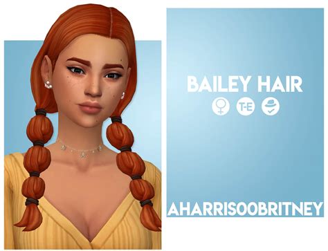 Sims 4 Bailey Hair The Sims Book