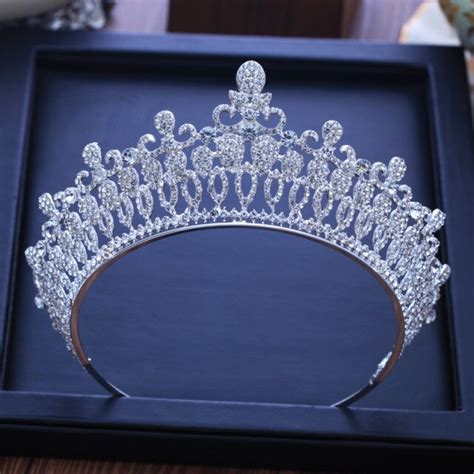 Luxury Bridal Crystal Tiara Crown
