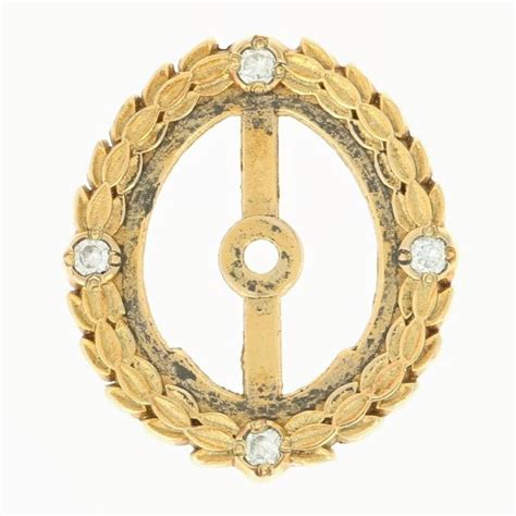 Kappa Alpha Psi Life Membership Badge And Enhancer 10k Gold Fraternity