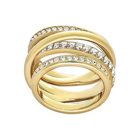 Whether it is contemporary, classic or new vogue, glamira offers you a. Swarovski Ring Dynamic Wide spiral gold-5221436