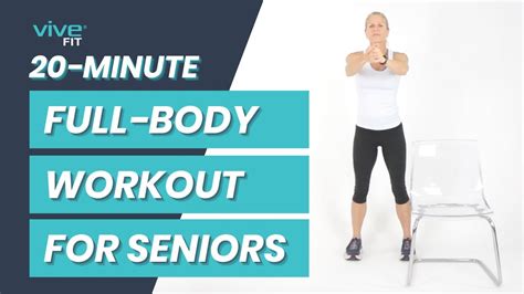 20 Minute Workout For Seniors At Home Youtube